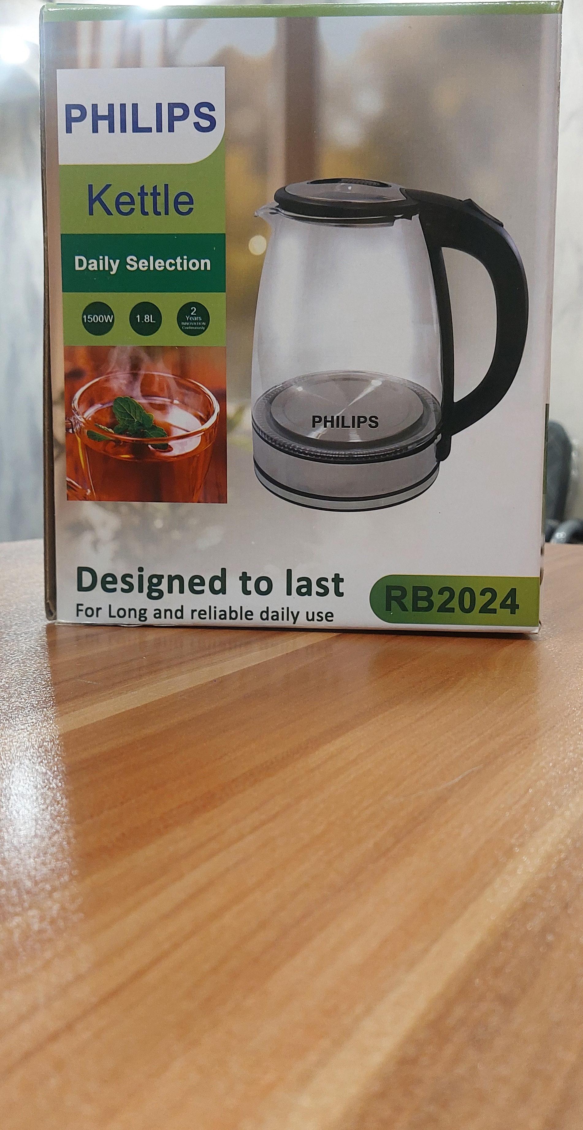 کتری برقی فیلیپس شیشه پیرکس rb2024